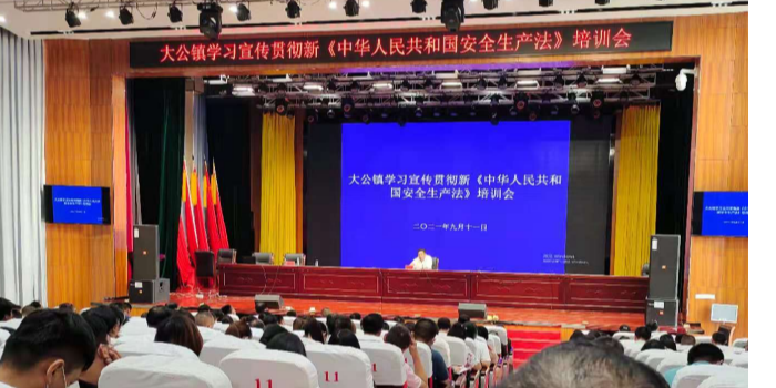 薩都奇參加大公鎮安全生產培訓會